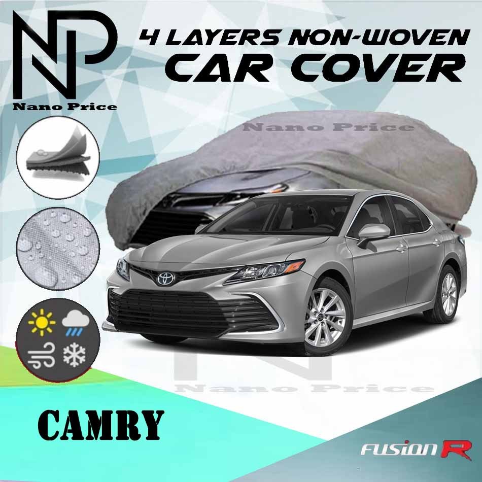 Cover sarung mobil fusion R 4 layer / lapis CAMRY