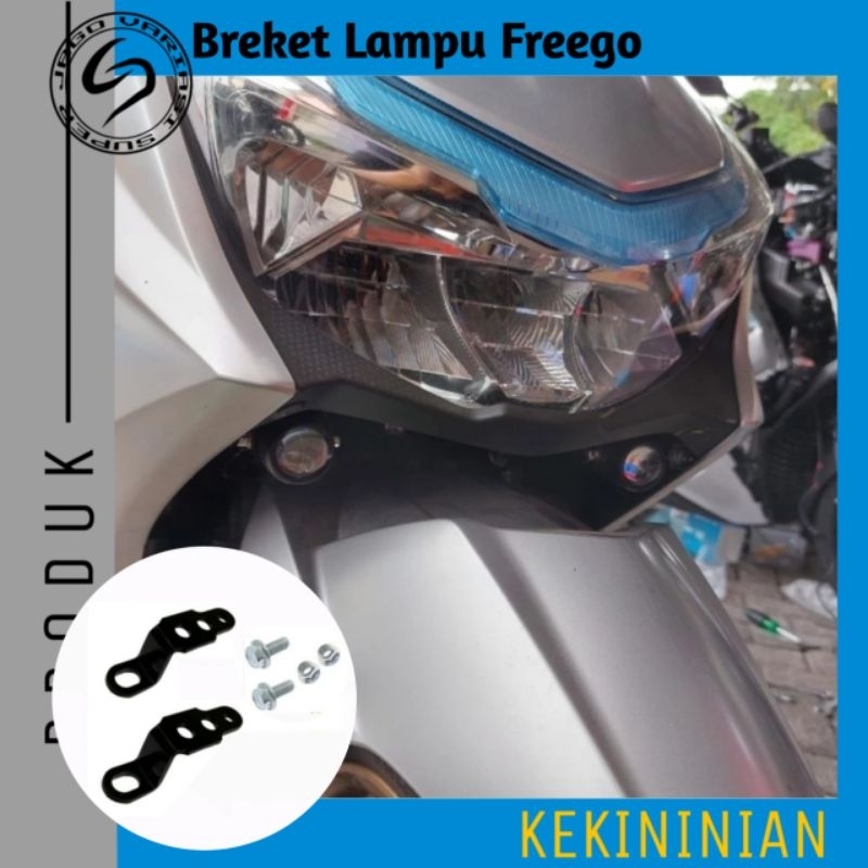 Bracket Lampu D2 Laser Kolong Freego Dudukan Lampu Tembak Freego