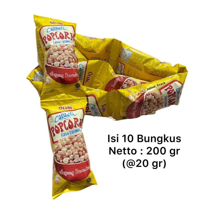 

➵➭✬ GROSIR - Oishi Popcorn 10 X 20 Gr by Jadoel_Snack Best Produk