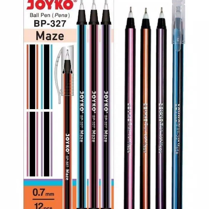 

Laris Pulpen Joyko MAZE BP-327 (12pcs) Murah