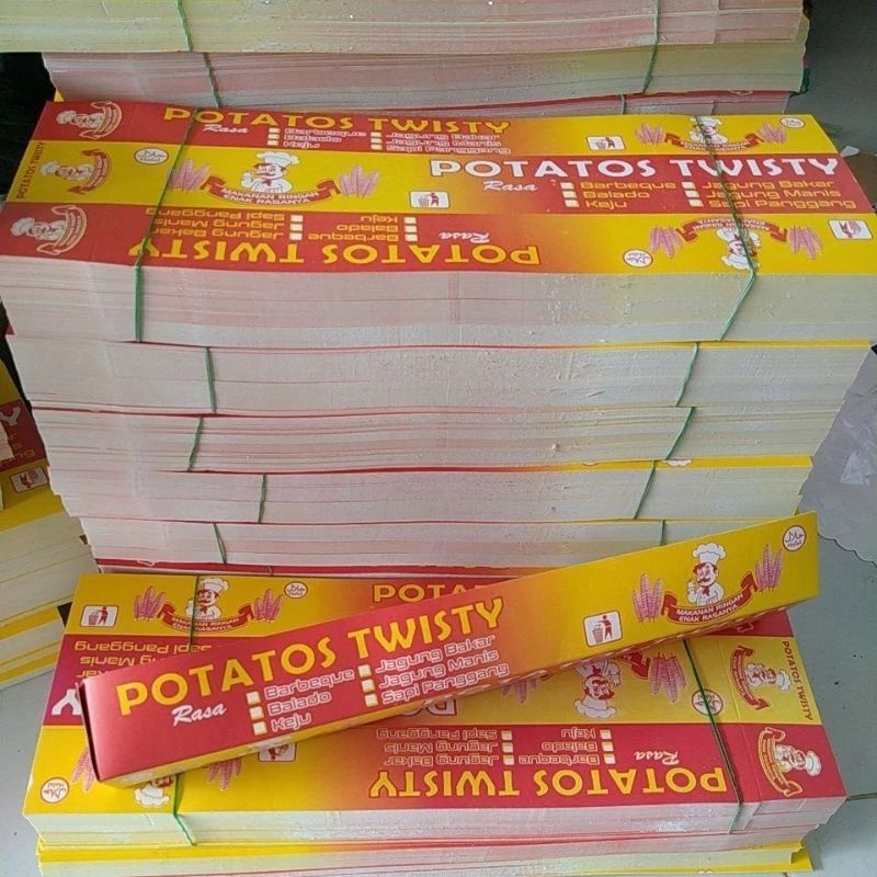 KERTAS KENTANG ULIR | KERTAS KENTANG SPIRAL | KOTAK KENTANG | ULIR | KENTANG