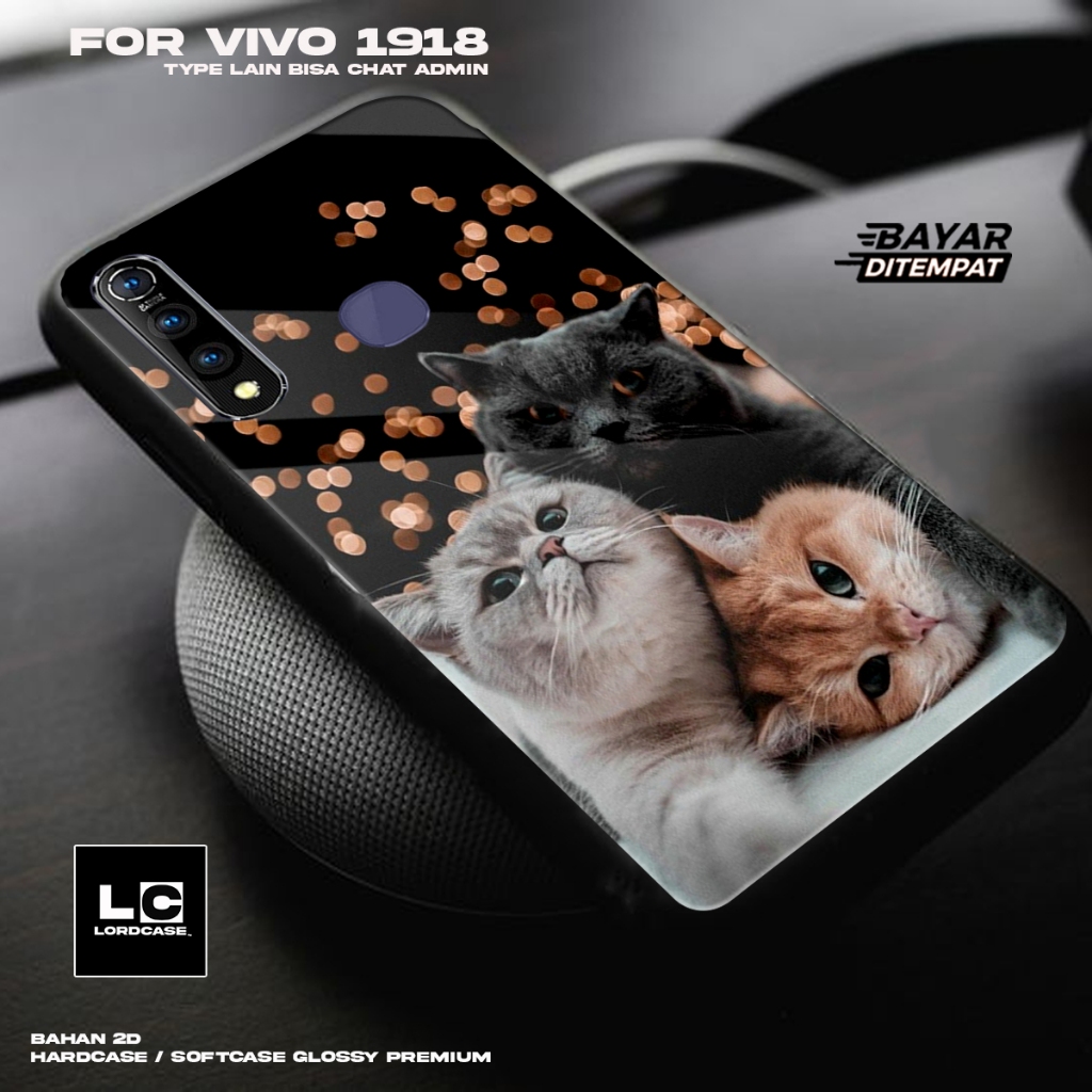 Case VIVO 1918 - Casing Hp Terbaru 2023 Lordcase [ CAT] Silikon Hp Mewah - Kesing Hp VIVO 1918 - Cas