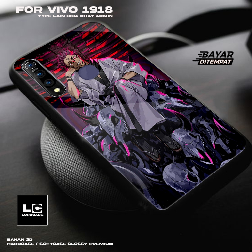 Case VIVO 1918 - Casing Hp Terbaru 2023 Lordcase [ JUJUTSU3] Silikon Hp Mewah - Kesing Hp VIVO 1918 