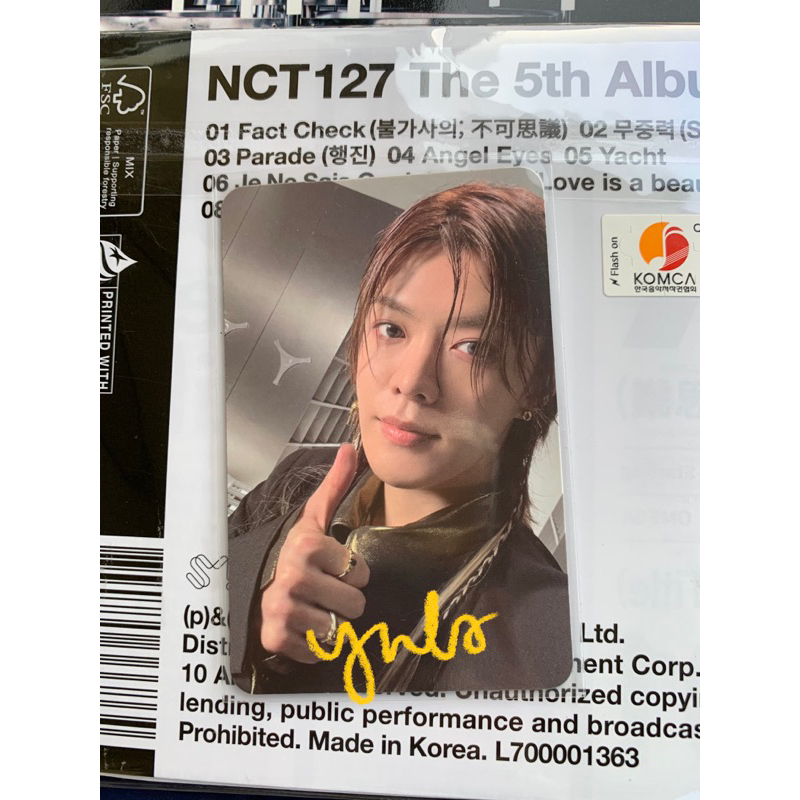 NCT 127 FACT CHECK STORAGE VER - YUTA PC
