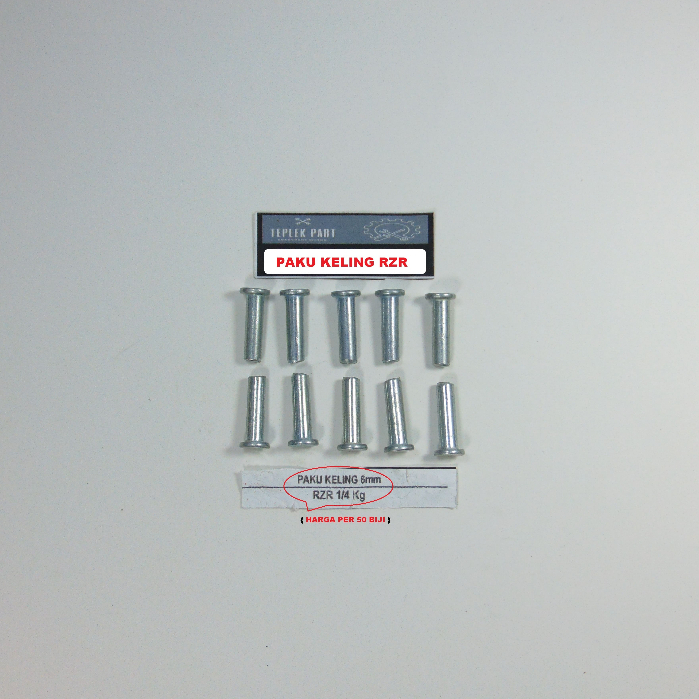 50 Pcs Paku Keling 4mm/Paku Kopling Jupiter Mx Vixion Mx King/Paku Keling Rumah Kopling Jupiter Mx V