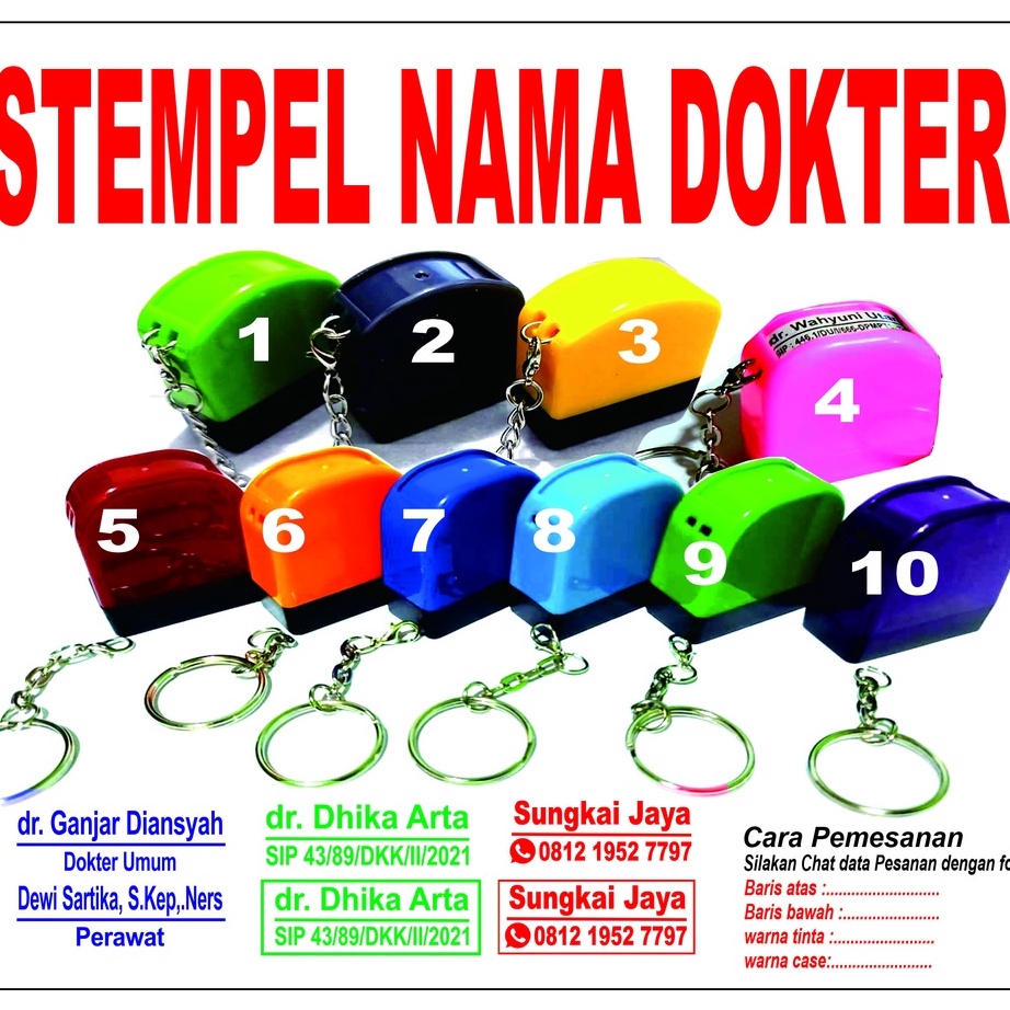 

Ready stempel nama dokter 1030