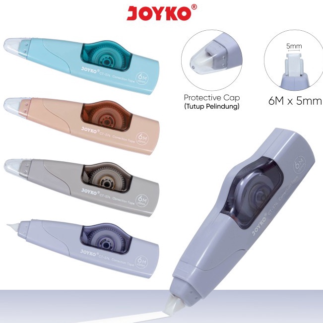 

Buruan Beli Pita Koreksi Correction Tape Joyko CT-574 Stok Banyak