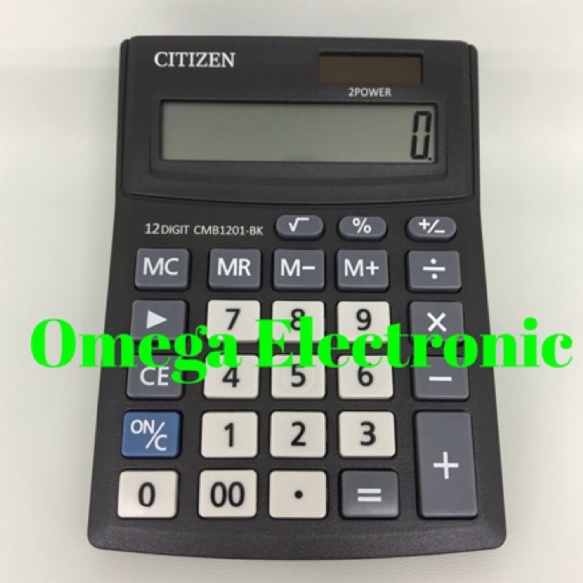 

Ready Stock ORIGINAL Citizen Calculator CMB1201 - Kalkulator Meja Kantor 12 Digits