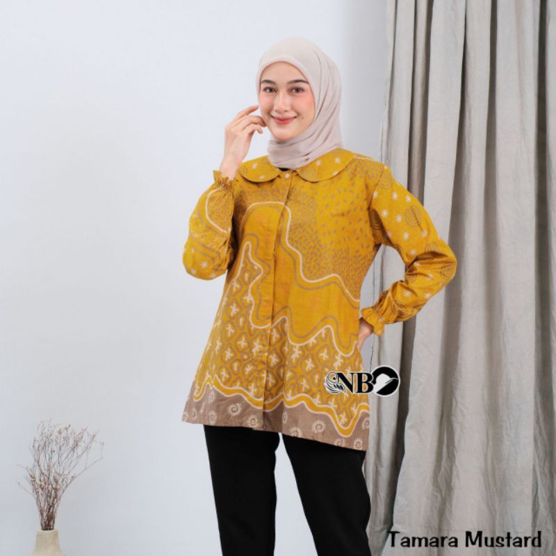 Blouse batik Atasan wanita jumbo murah Kekinian