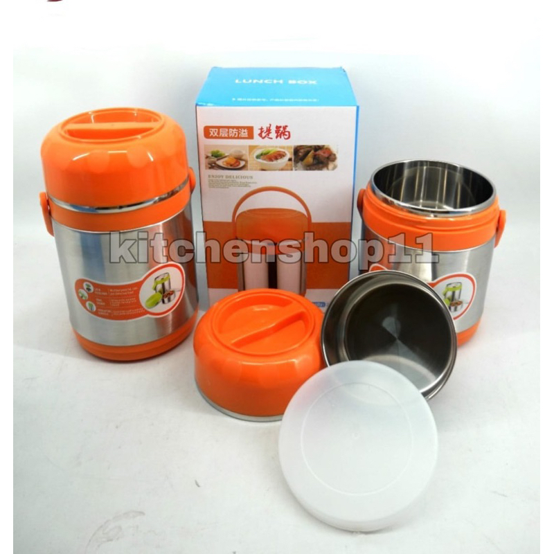 Diskon RANTANG BAKSO SOTO STAINLESS TAHAN PANAS AWET 2,2 LITER / RANTANG NASI STAINLESS ANTI TUMPAH 