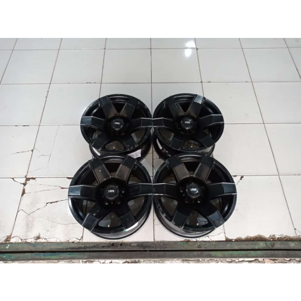 Pelek Mobil Rush Terios X-Trail Inova Ring 16 Hsr Savana Model Racing Offroad HItam
