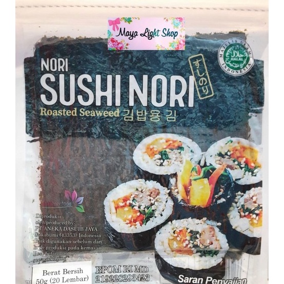 

SCBR7878 9.9 BRANDS FESTIVAL Seaweed sushi nori 20 lembar halal nori sushi rumput laut bento kimbap murah non msg termurah dried seaweed kering