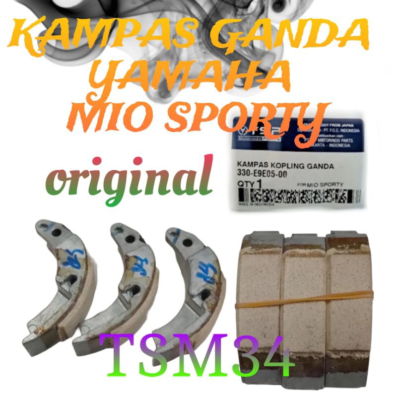 ORIGINAL KAMPAS GANDA MIO SPORTY KAMPAS KOPLING GANDA MIO SPORTY MIO LAMA FINO MIO SOUL ( 5TL 5LW ) 
