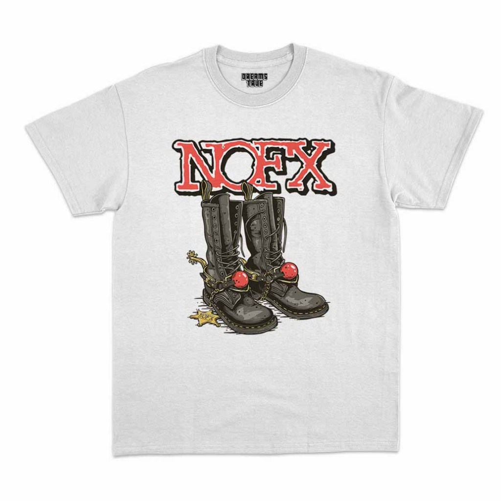 Kaos T-Shirt NOFX Boots Punk Band