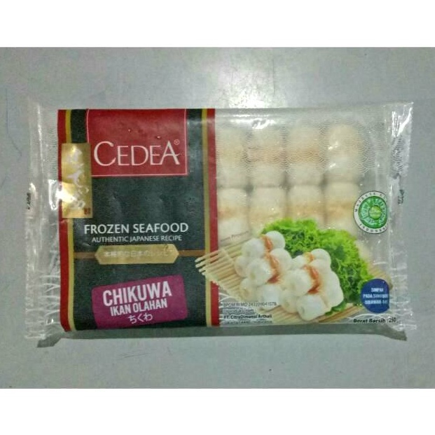 

FLASH SALE⚡ Cedea Chikuwa 250gr (kemasan mika)