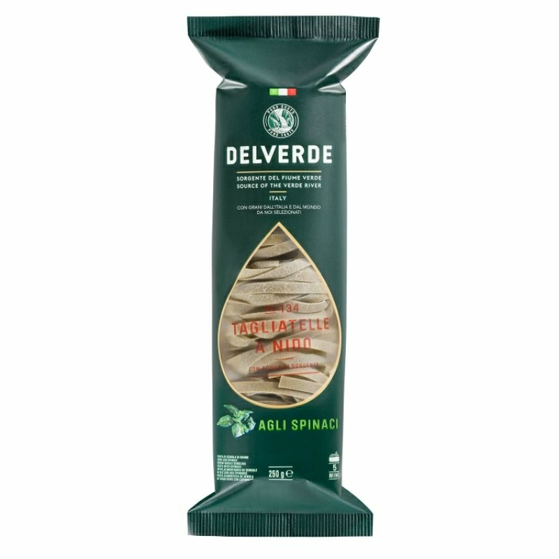 

DELVERDE Tagliatelle A Nido Agli Spinaci No.134 Spinach Pasta 250g