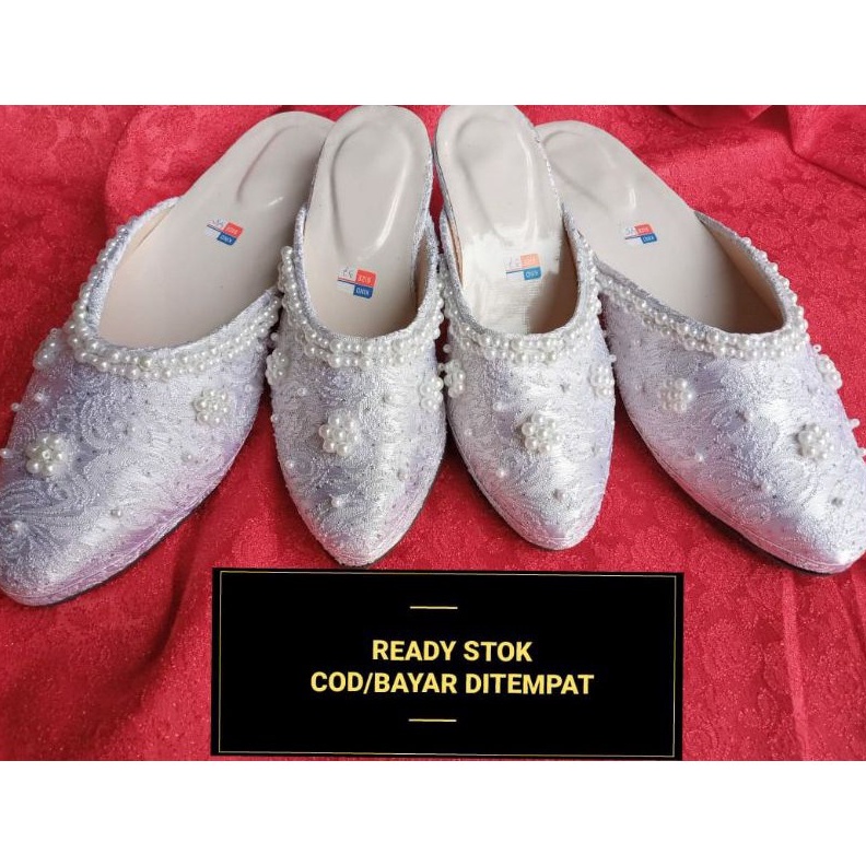 12.12 MALL Selop pengantin /sepatu pengantin/wedding shoes/selop pria/selop wanita 