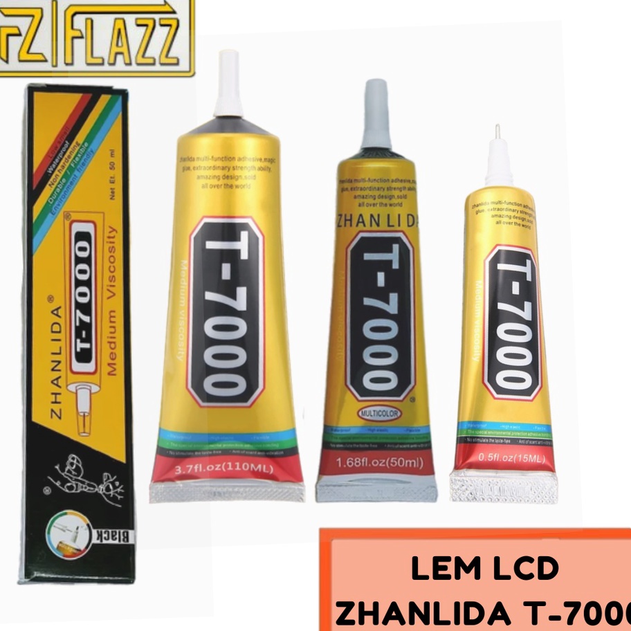 

Pasti Murah ORIGINAL ZHANLIDA LEM LCD TS TOUCHSCREEN ZHANLIDA T-7000 T7000 15ML 50ML 110ML BLACK