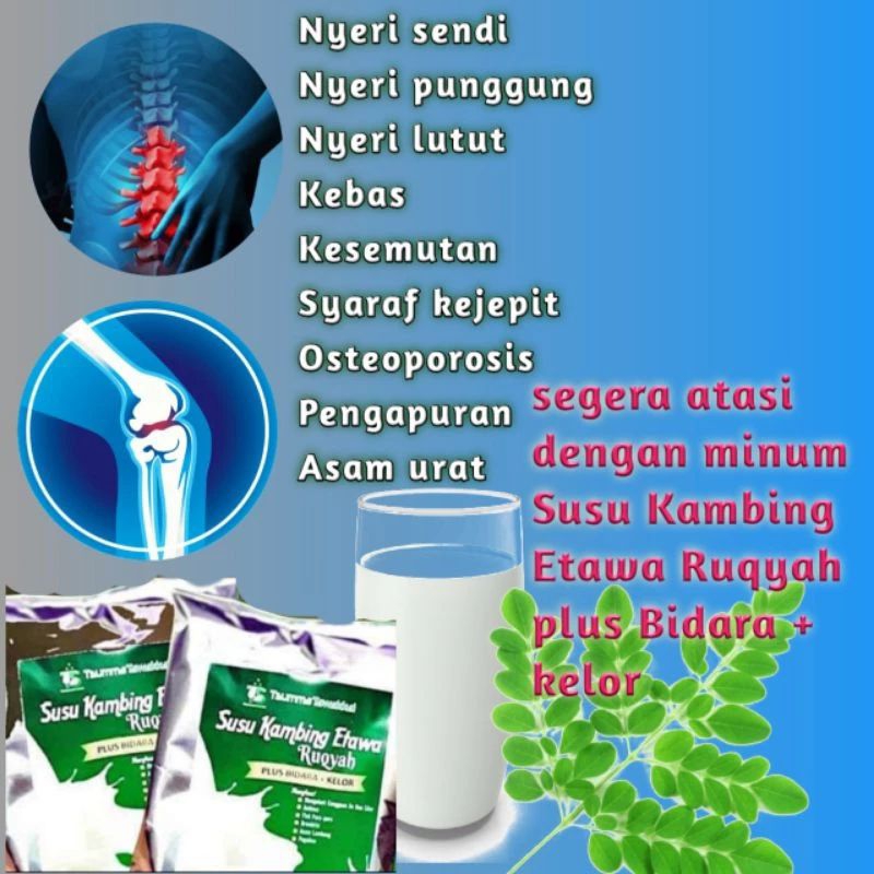 

Susu Kambing Etawa Ruqyah Plus Bidara+Kelor 200gram