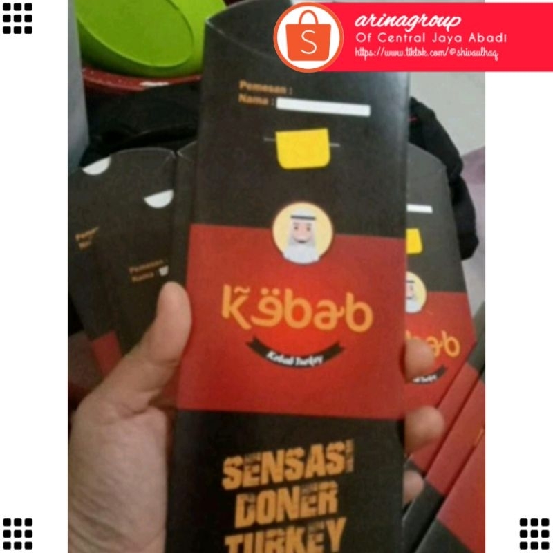 

150 LEMBAR KERTAS KEBAB TARIKAN BAHAN IVORI PUTIH UKURAN 24 × 9,2 CM HIGH QUALITY TEBAL PRODUK TERBARU | KOTAK KEBAB IVORI PUTIH KEKINIAN | DUS KEBAB VIRAL TIKTOK | KEMASAN KEBAB | BOX KEBAB 150 PCS MURAH | CENTRAL JAYA ABADI | ARINA SHIVA GROUP 6290