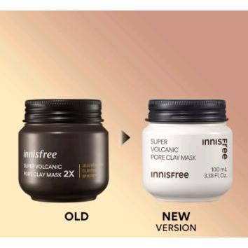 (BPOM EXP 06.2025) Innisfree Super Volcanic Pore Clay Mask 100ml / 10ml