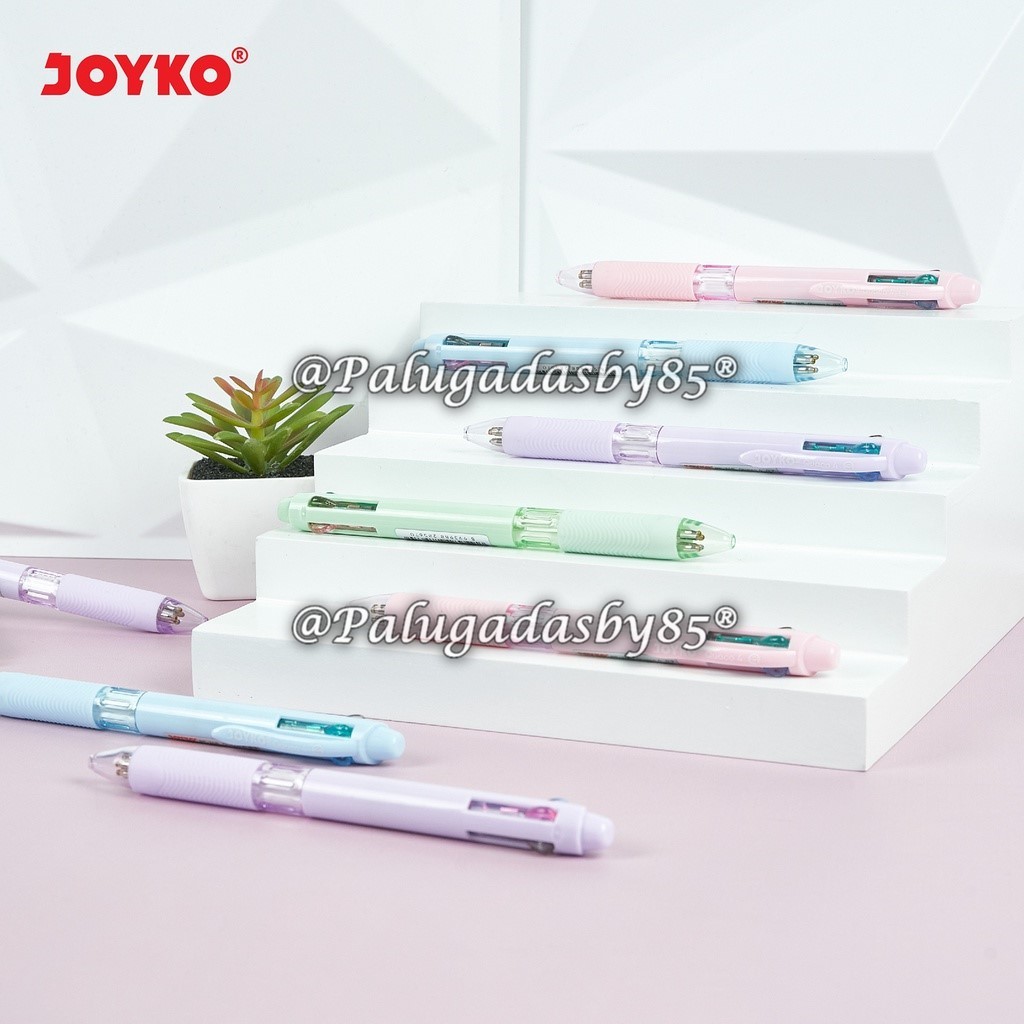 

(1 Biji) GROSIR Bolpen Joyko BP-348 Quaco 4 0.7 mm 4 Warna / Ball Pen Pulpen Pena Joyko BP-348 Quaco 4 0.7 mm 4 Warna Colors / Bolpoin Joyko BP348 / Ball Pen Joyko BP 348