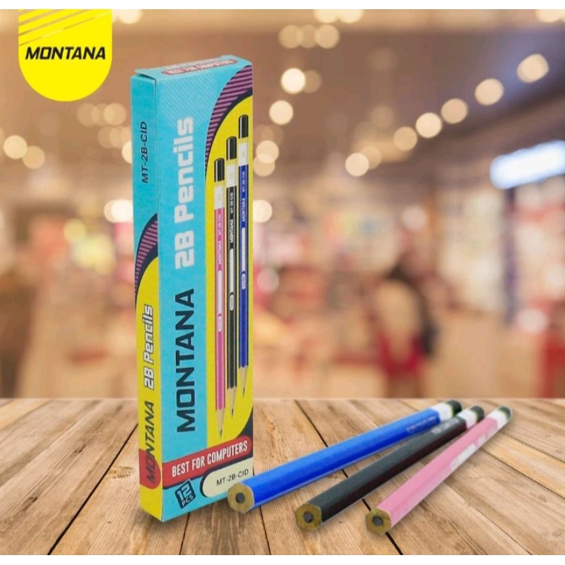 

Pensil Montana 2B isi 12pcs