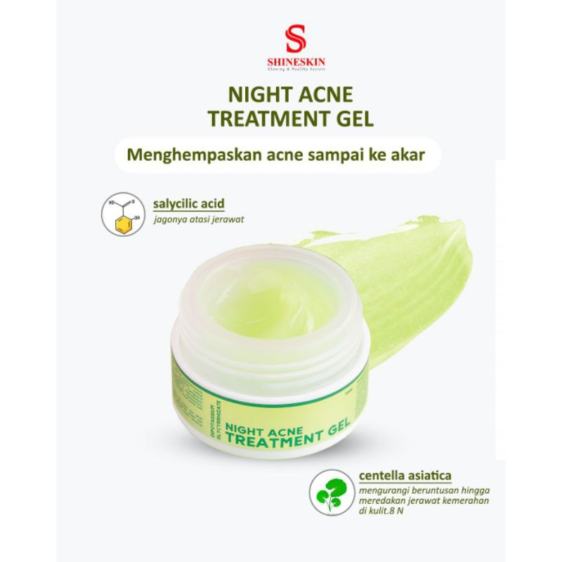 ❤SHINESKIN❤ Night Acne Treatment Gel