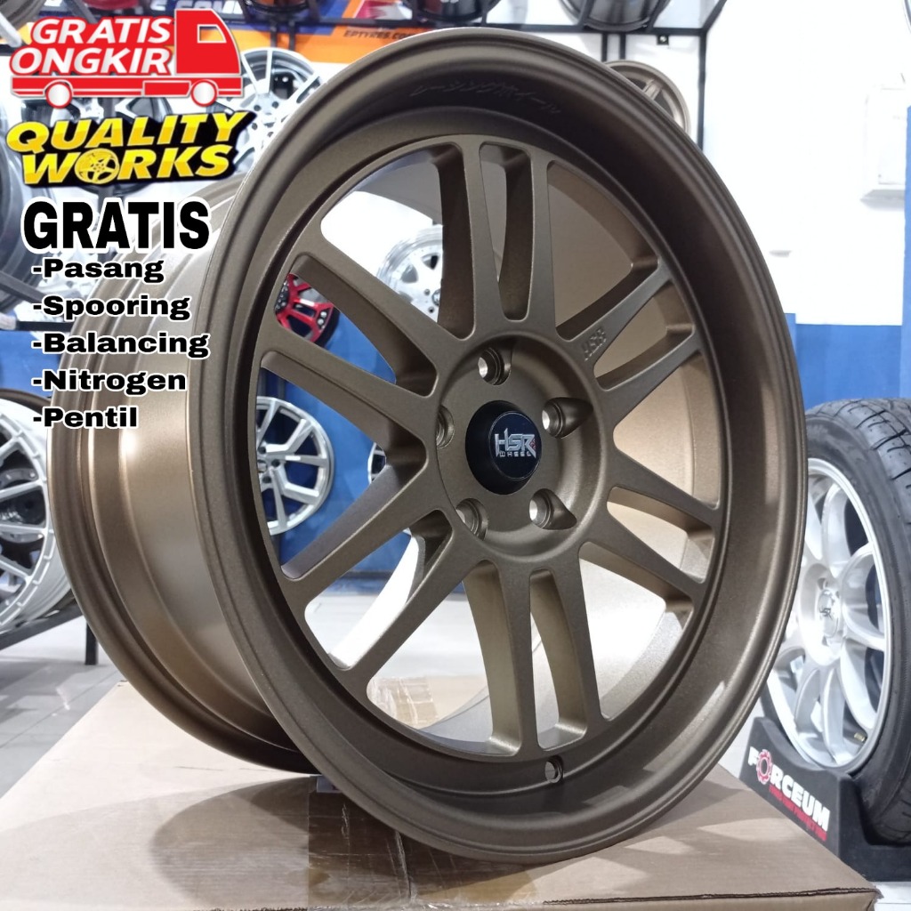 Velg Mobil Wuling Almaz, Innova Zenix, Ring 18 Hsr Wheel BLY Boroko
