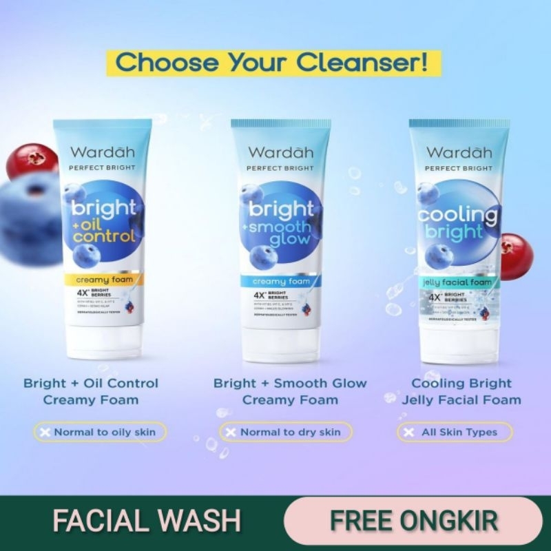 Wardah Facial Wash Creamy Foam Facial Foam Sabun Wajah