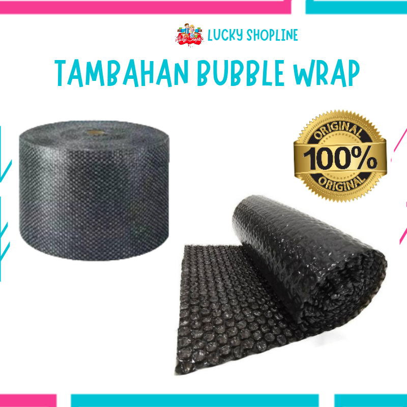 

Tambahan bubble wrap untuk pengaman