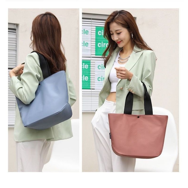 SUOYATE TAS TOTE BAG WANITA TAS BAHU IMPORT NILON H1099