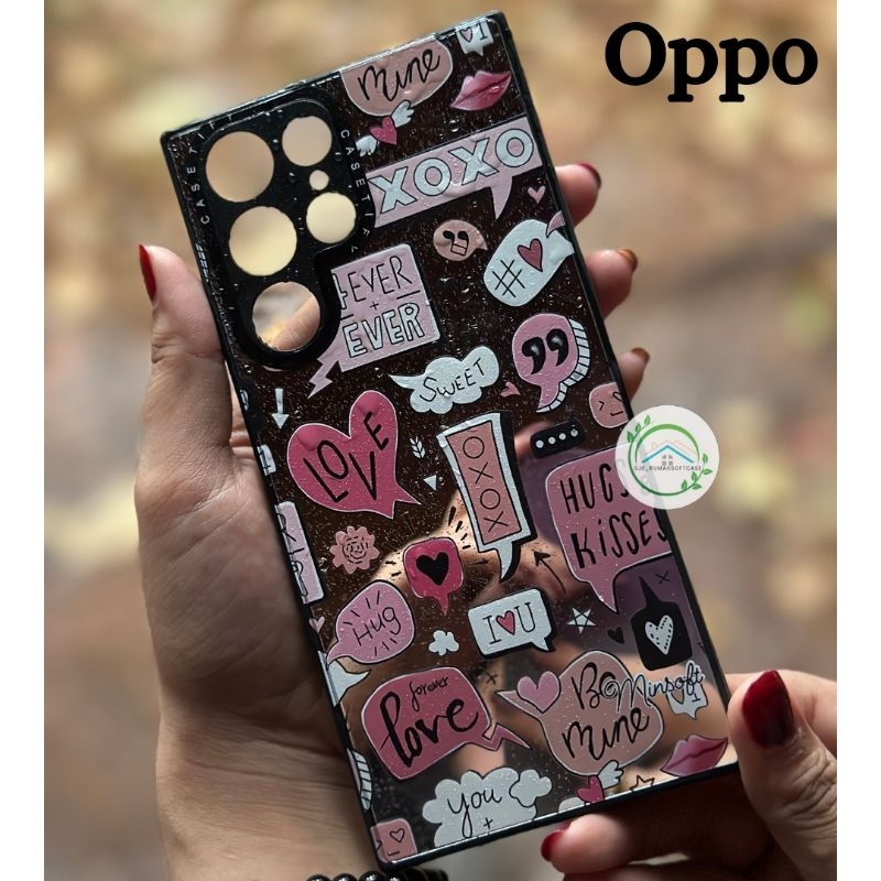 OPPO | CASETIFY AESTETIC MIRROR PINKY FOR ANDROID OPPO A74  A95 4G A57 2022  A53 A33 2020 A16 A16S A