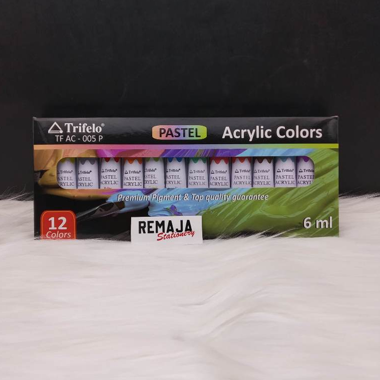 

Cat Acrylic Trifelo Pastel 12Warna