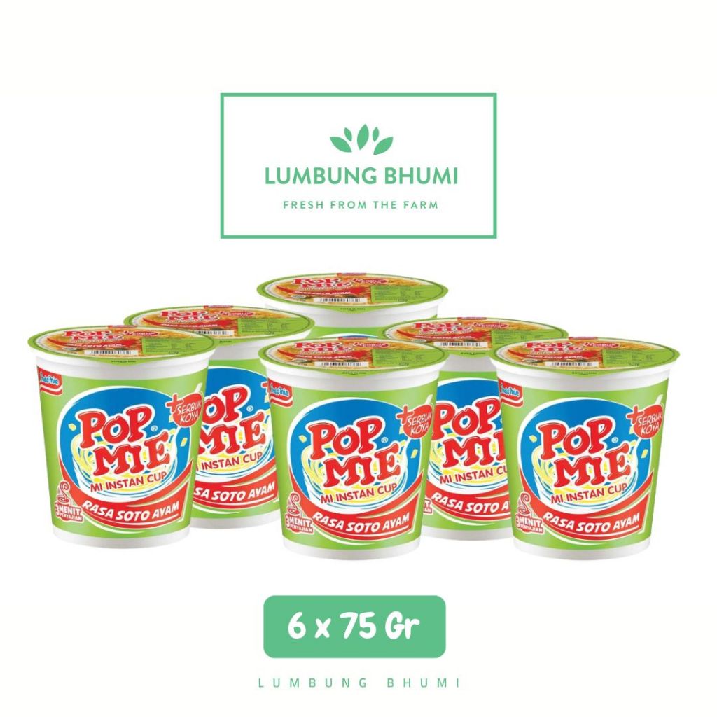 

POP MIE Soto Ayam 75 Gr Grosir 1 Pcs - Lumbung Bhumi