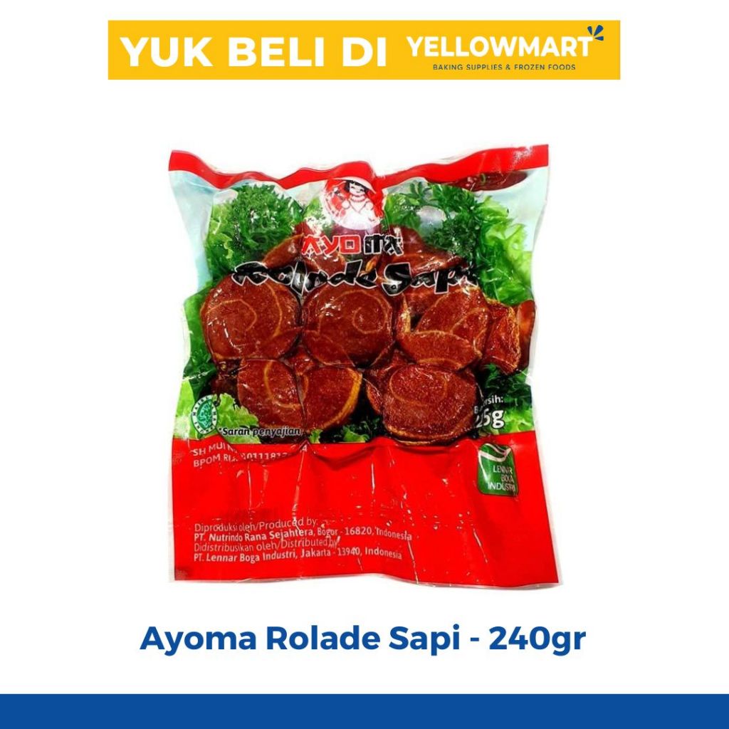 

Ayoma Rolade Sapi Frozen - 450gr