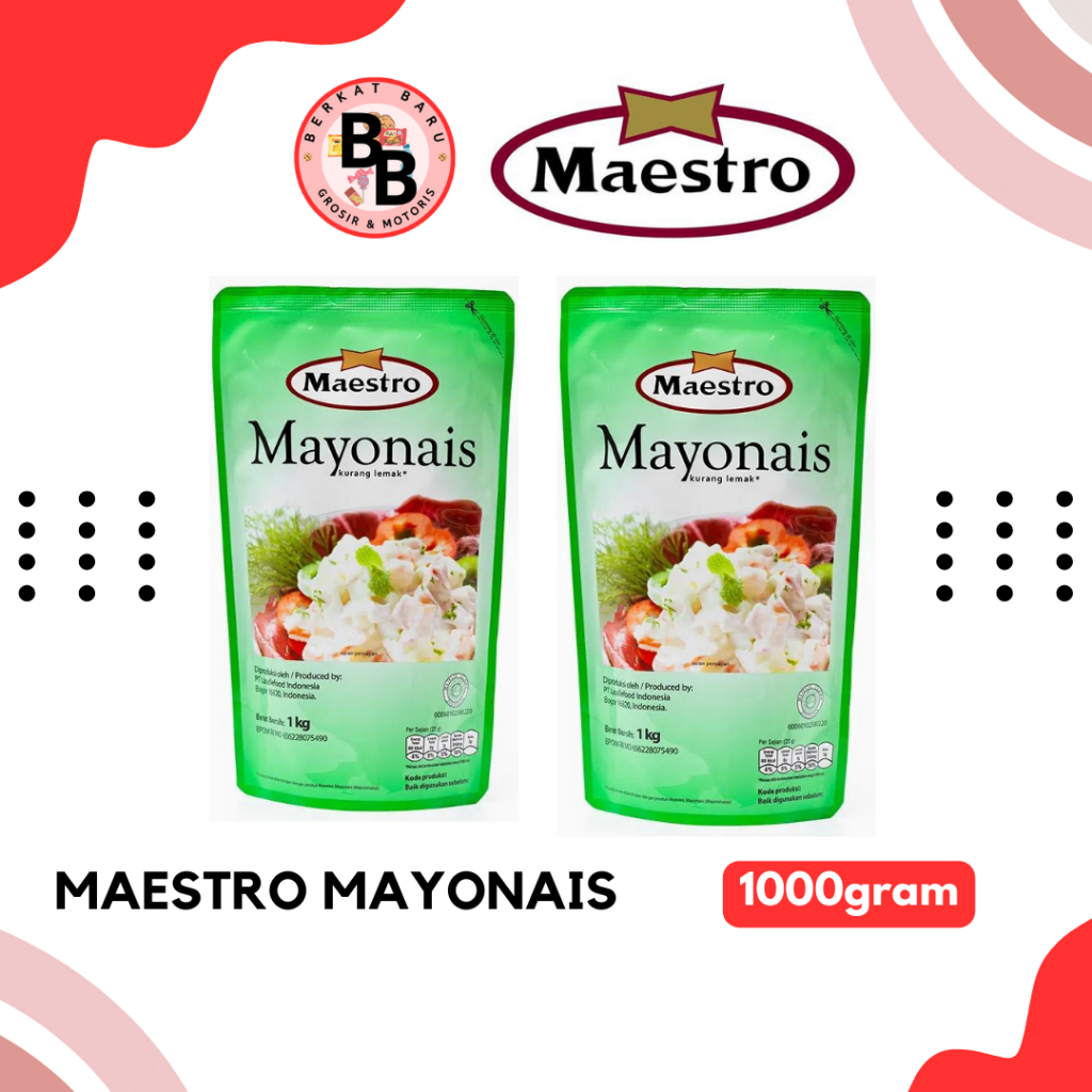 

[BB SEMBAKO] MAYONAISE MAESTRO POUCH 1KG