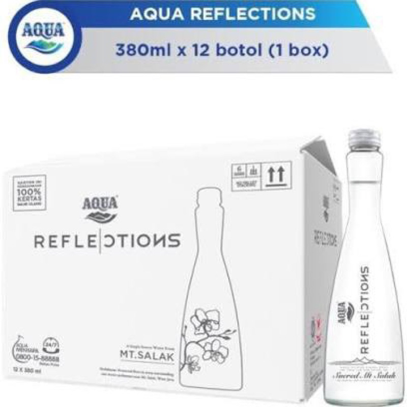 

Aqua Reflections 380ml Still 1 dus / Karton isi 12 Botol