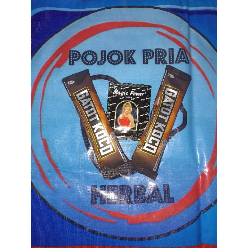 

kopi gatot koco 2 sachet bonus tissu magic power