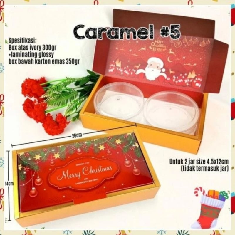 

xmas box kue kering natal/dus kurker cantik hampers natal
