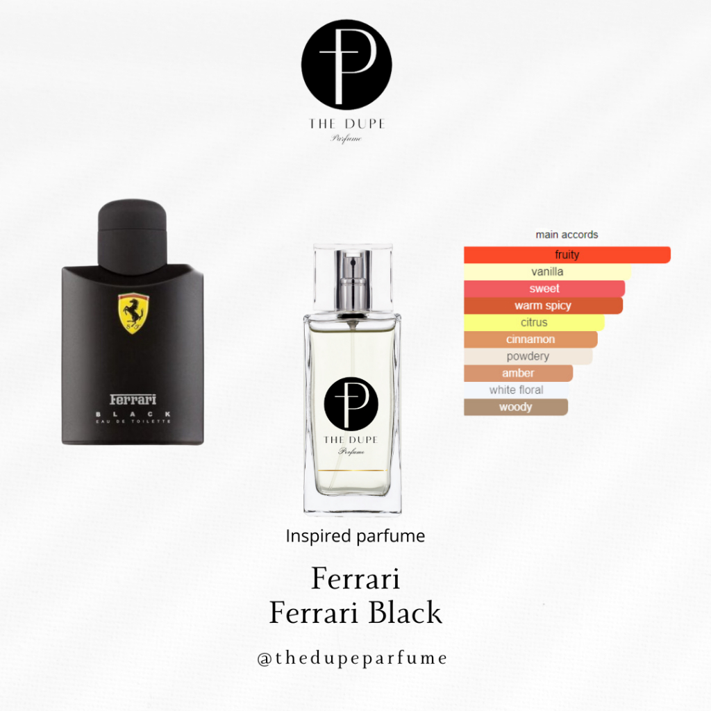The Dupe Parfume Inspired Parfume Ferrari Black