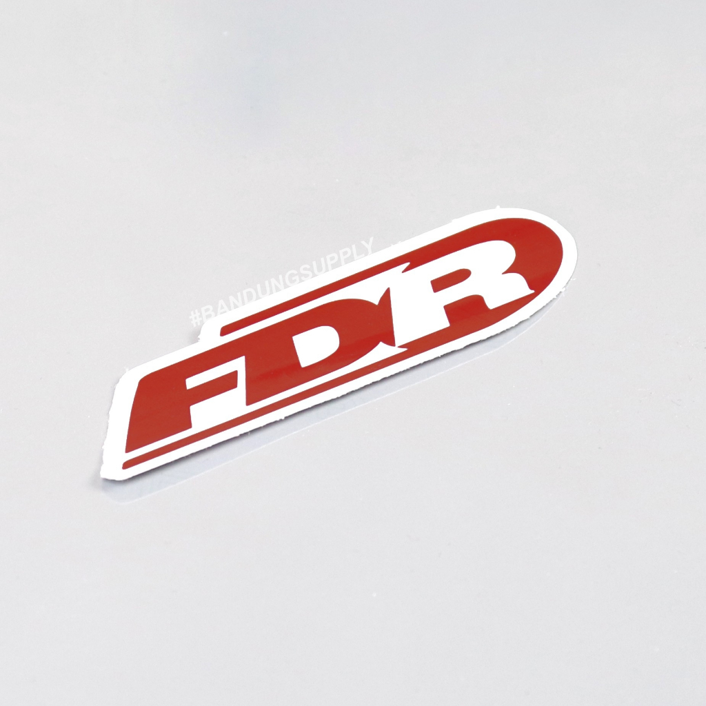 stiker ban FDR racing /motocross/ATV/trail/logo sponsor balap/universal