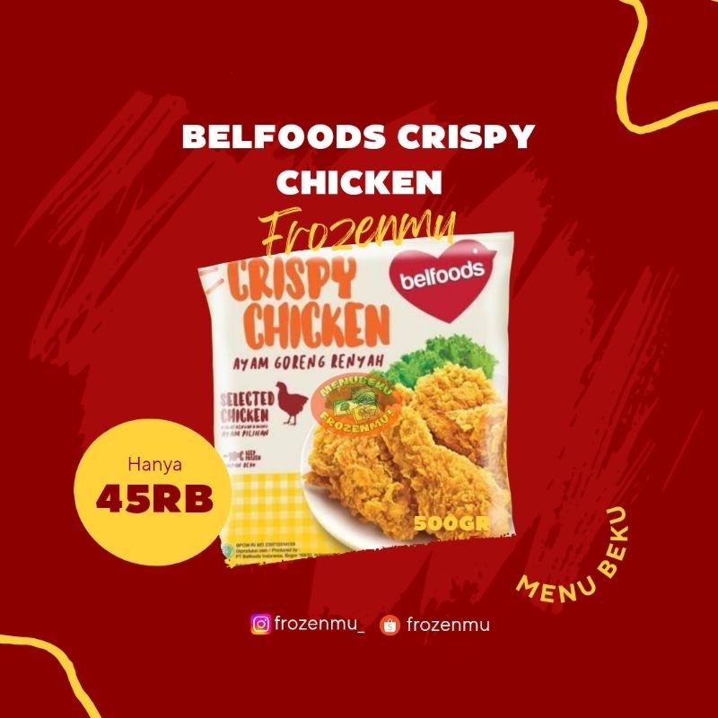 

Belfoods Ayam Goreng Renyah 500gr