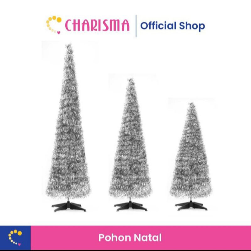 charisma pohon natal minimalis silver