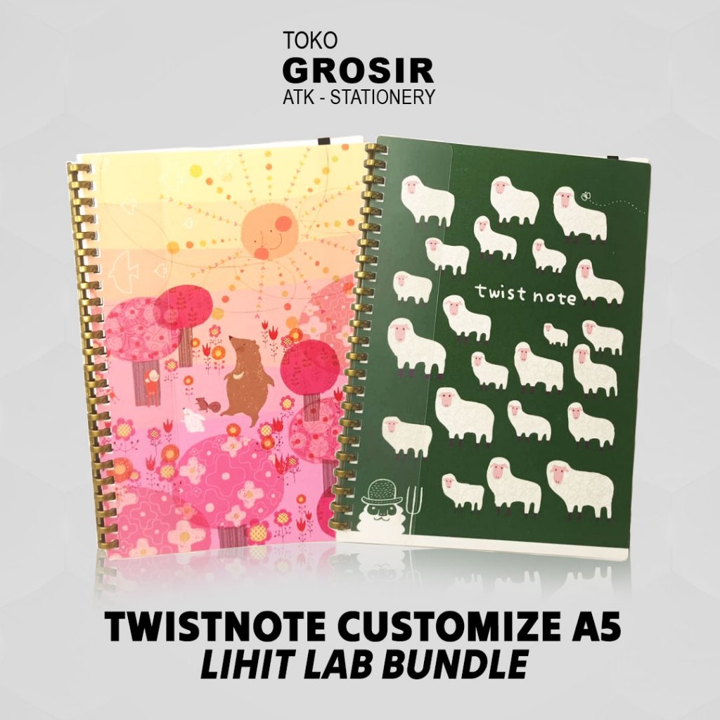 

TWISTNOTE CUSTOMIZE A5 LIHIT LAB BUNDLE/ BINDER LIHIT LAB/ BINDER KECE LIHIT LAB