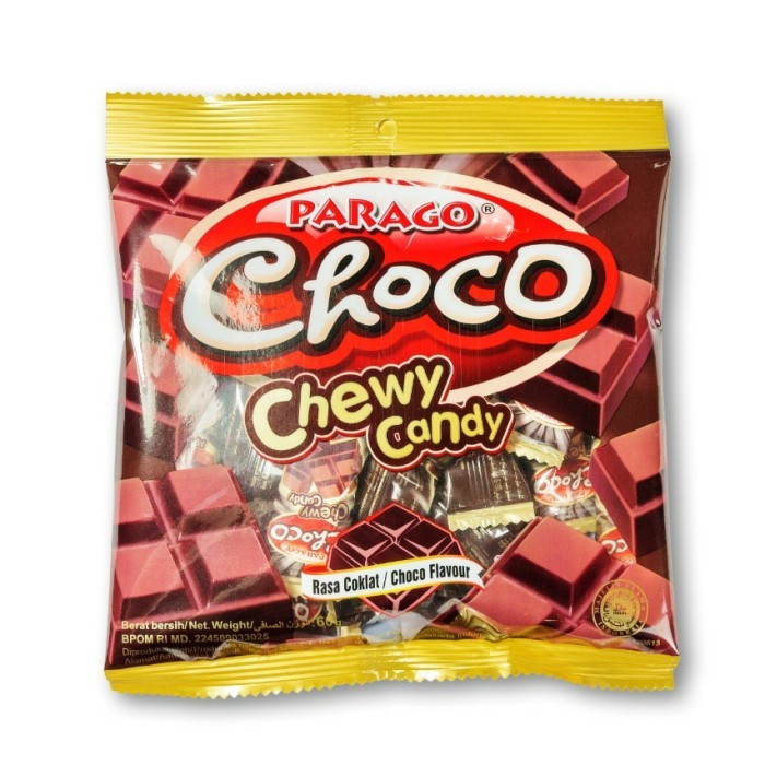 

[PERMEN COKELAT] Parago Choco Chewy Candy