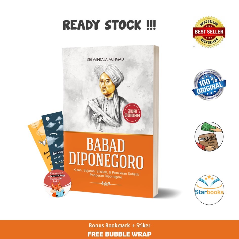 Buku Babad Diponegoro: Kisah, Sejarah, Silsilah, & Pemikiran Sufistik - Araska (Sejarah)