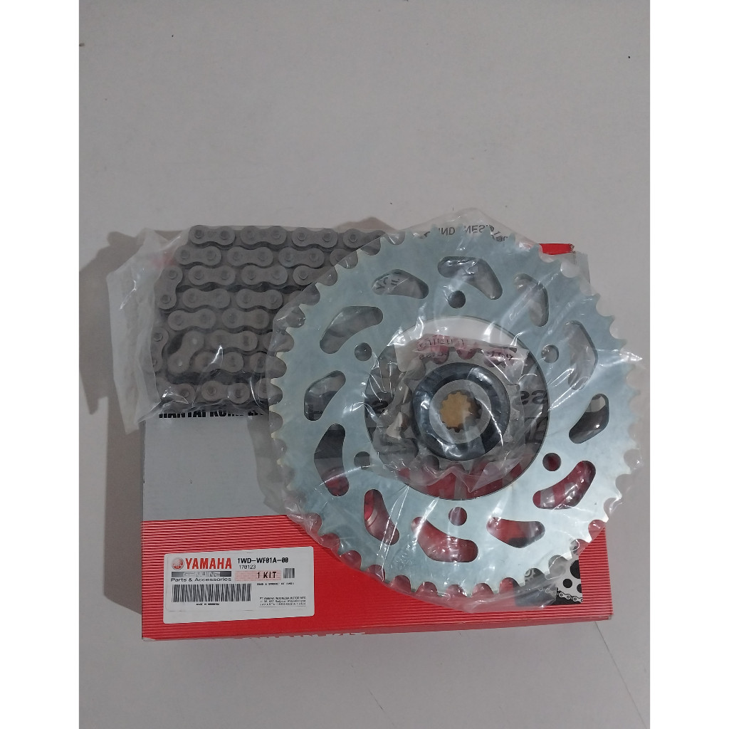 GEAR SET CHAIN & SPROCKET KIT ORIGINAL YGP / 1WD-WF01A-00