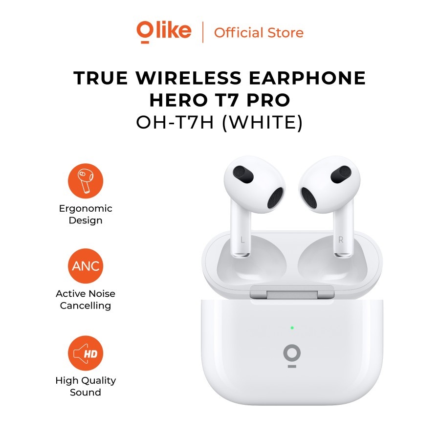 Olike OH-T7H True Wireless Earphone Hero T7 Pro Bluetooth 5.3 ANC Wireless Charging TWS Earphone