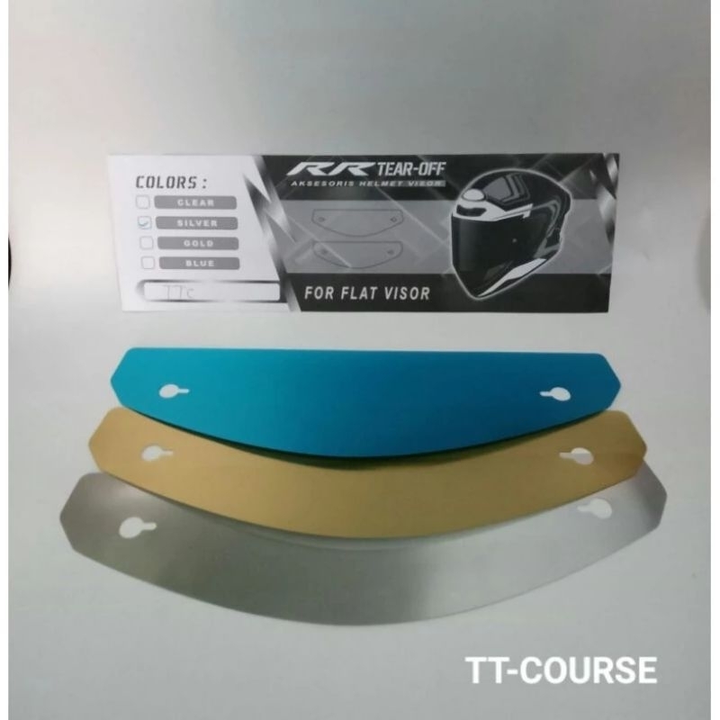 TEAR OFF KYT TT COURSE  TEAR OFF IRIDIUM ORIGINAL